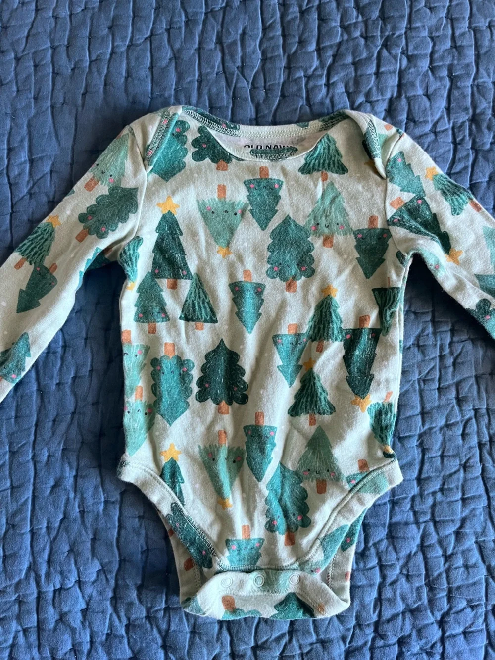 Old Navy holiday bundle of bodysuits and footed pajamas